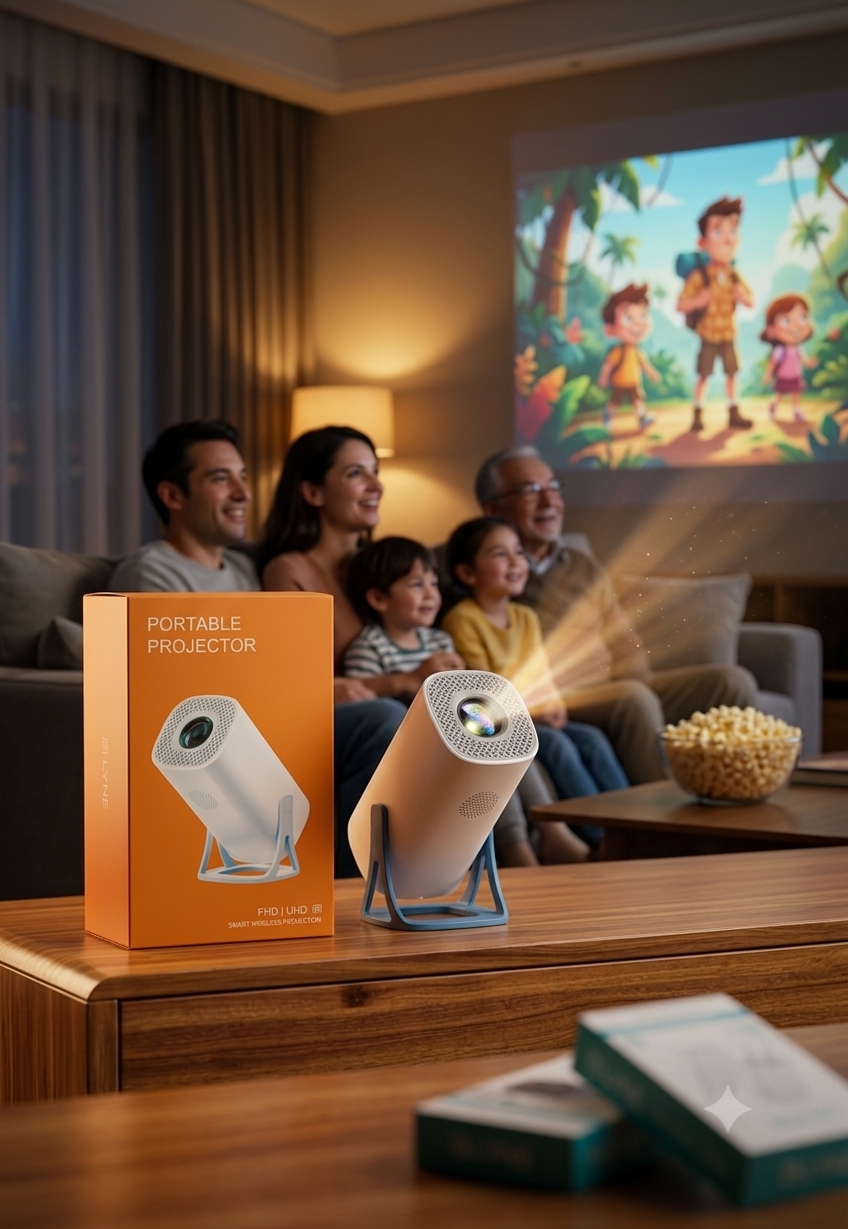 PORTABLE PROJECTOR SMART AND WIRELESS