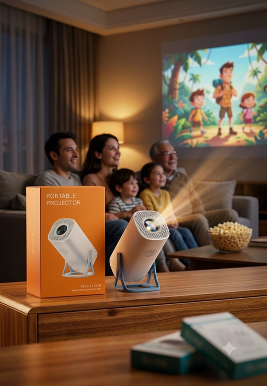 PORTABLE PROJECTOR SMART AND WIRELESS