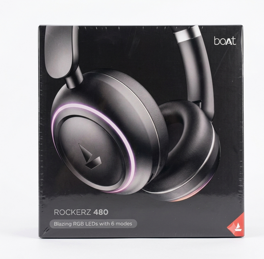 boAt Rockerz 480 Wireless Over-Ear Headphones