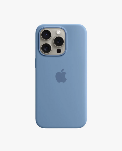 Apple Silicone Case with MagSafe - Winter Blue iPhone 15 Pro Max