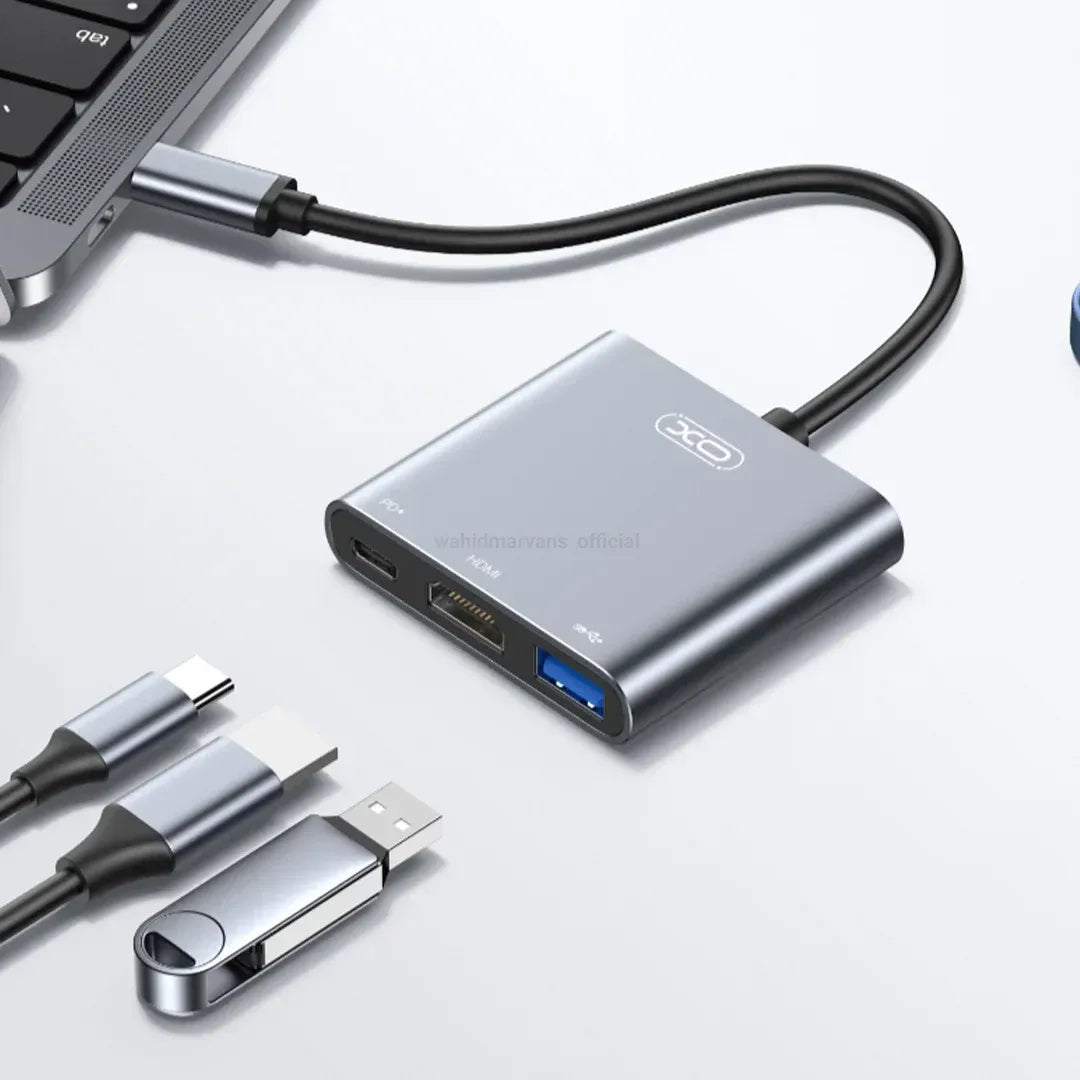 3-in-1 USB-C Docking Station