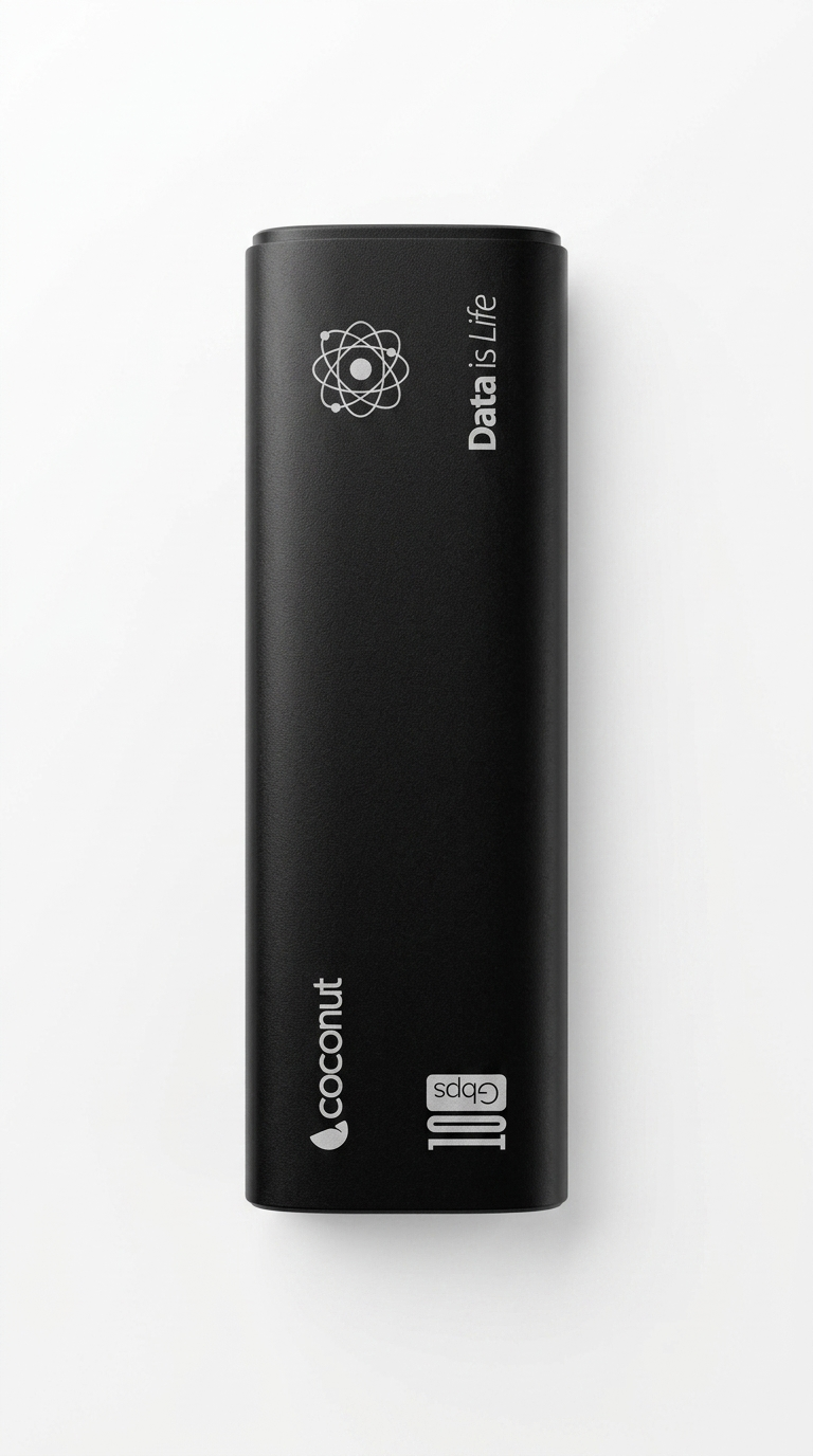 Coconut SC 16 Dual-Protocol M.2 NVMe + NGFF SSD Enclosure (10Gbps Speed)