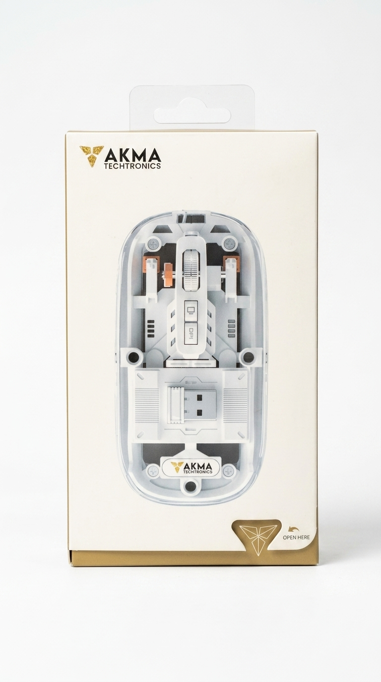 AKMA TECHTRONICS Transparent Wireless Mouse
