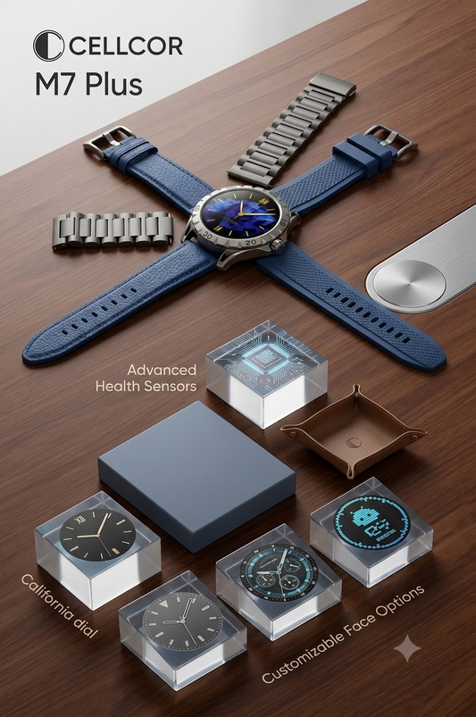 CELLECOR EXPANDING POSSIBILITIES : M7 PLUS SMART WATCH
