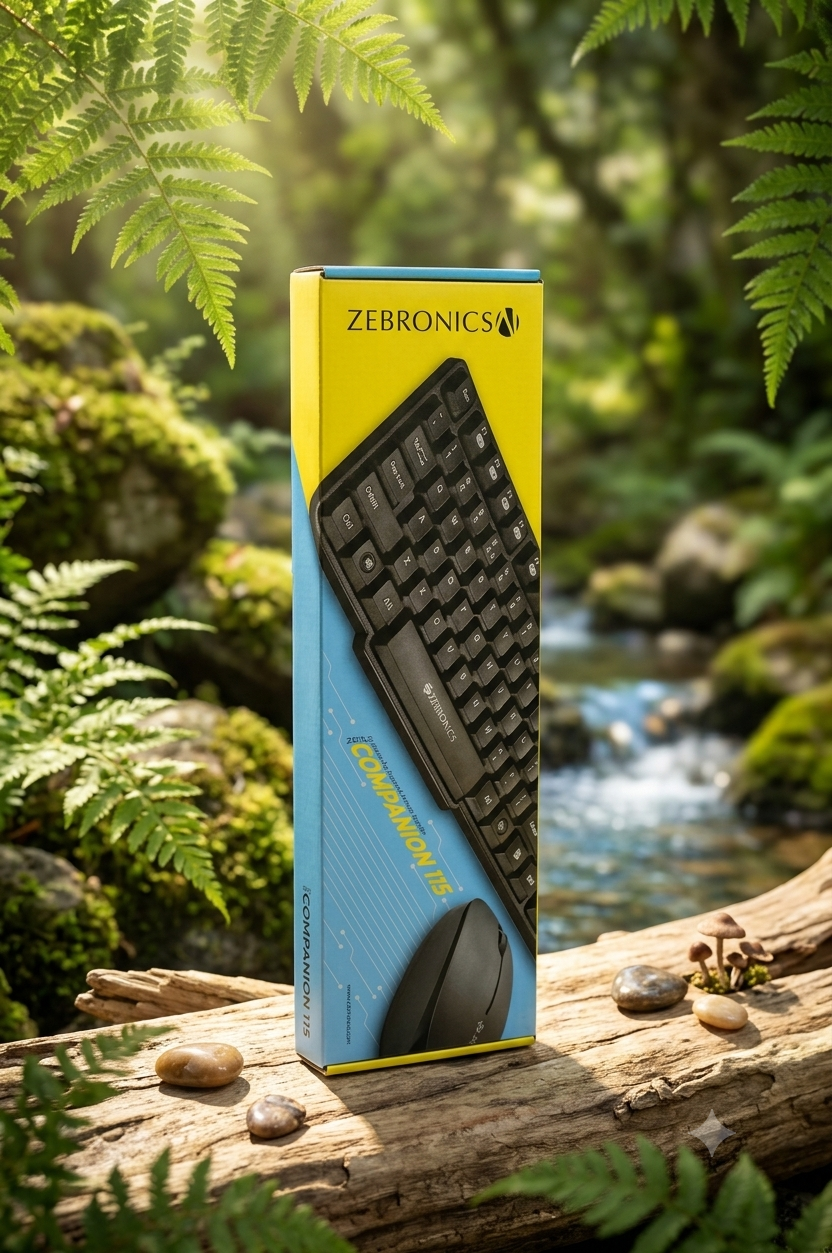 ZEBRONICS - COMPANION 115 WIRELESS KEYBOARD & MOUSE COMBO