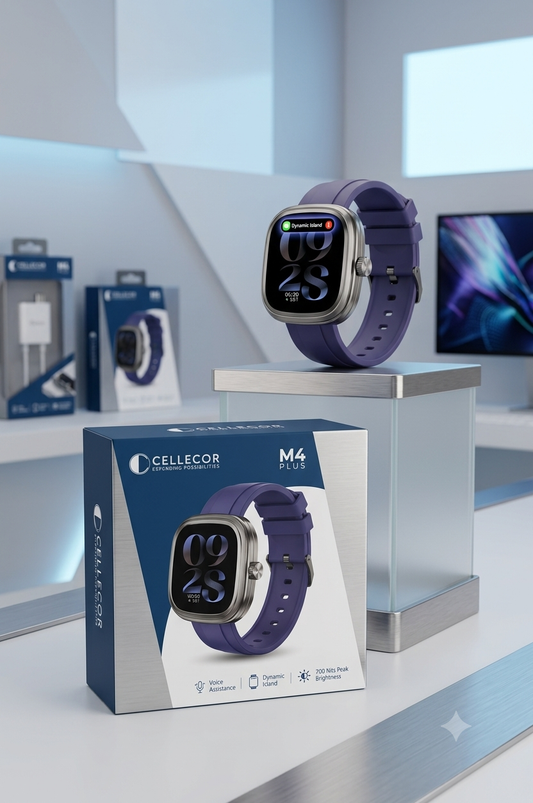 CELLECOR EXPANDING POSSIBILITIES: M4 PLUS SMART WATCH