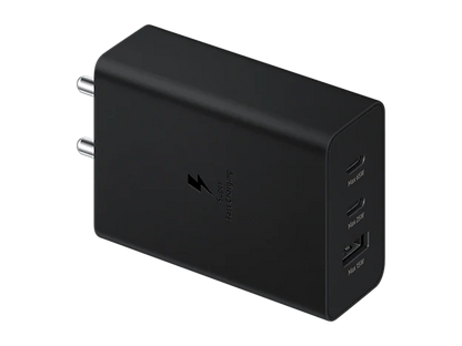 SAMSUNG  65 W POWER ADAPTER TRIO USB -C× 2 PORTS ,USB - A PORT