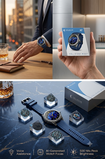 CELLECOR EXPANDING POSSIBILITIES : M7 PLUS SMART WATCH