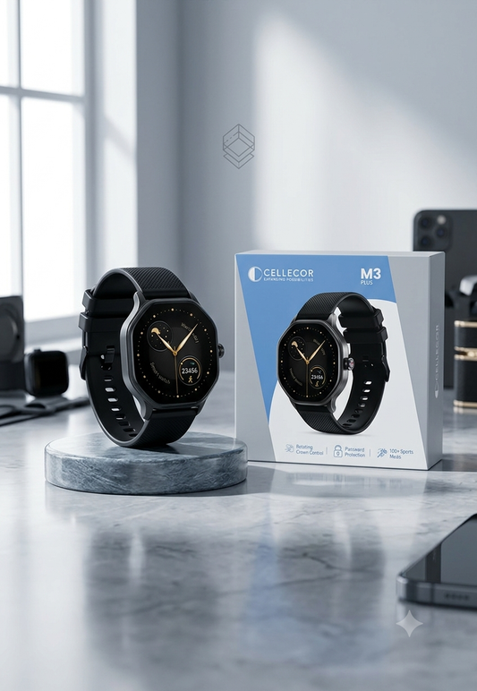 CELLECOR EXPANDING POSSIBILITIES: M3 PLUS SMART WATCH