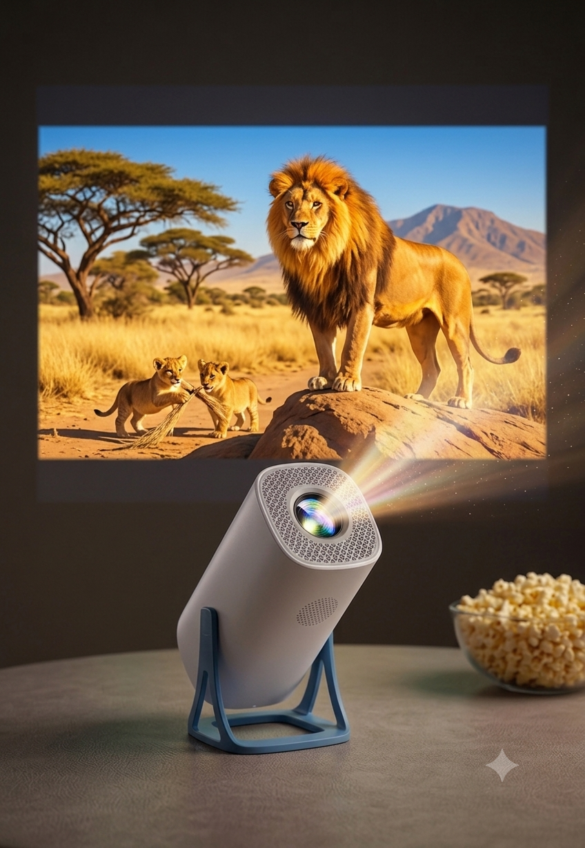 PORTABLE PROJECTOR SMART AND WIRELESS