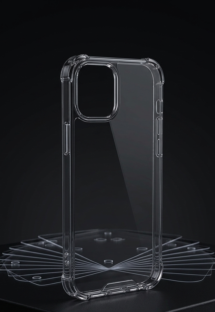 iPHONE SAMSUNG PREMIUM BUMPER TRANSPRENT COVERS