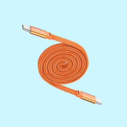 STUFFCOOL Iynk 60W.(1M) TYPES - C TO C MAGNETIC NYLON  BRAIDED CABLE