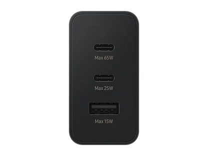 SAMSUNG  65 W POWER ADAPTER TRIO USB -C× 2 PORTS ,USB - A PORT
