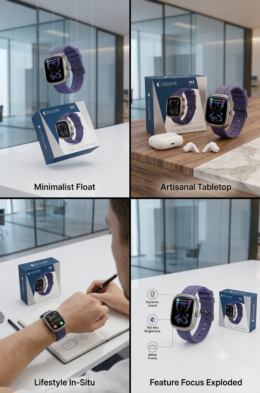 CELLECOR EXPANDING POSSIBILITIES: M4 PLUS SMART WATCH