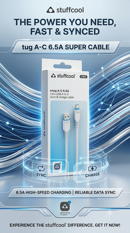 STUFFCOOL TUG A-C 6.5A. Sync & Cable 1.2M