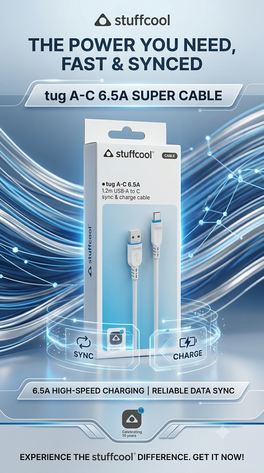 STUFFCOOL TUG A-C 6.5A. Sync & Cable 1.2M