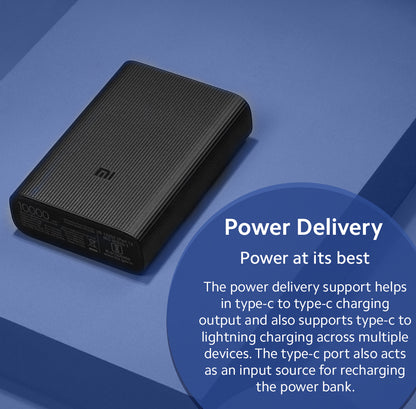 XIAOMI POCKET POWER BANK PRO 10000 mAh 33w Fast Sonic charge